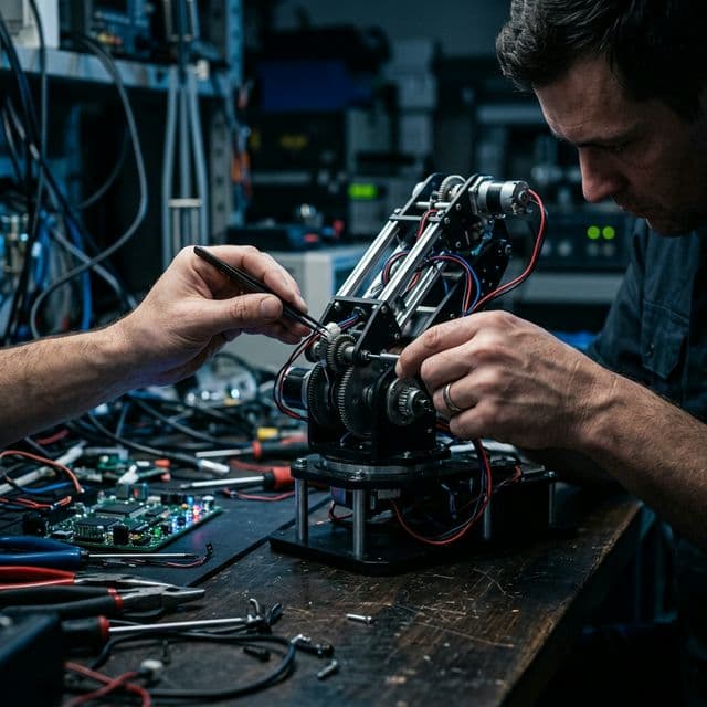 Engineering work - hands-on robotics and technical systems